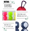 Emsing SID05-YE Golf Ball Case with 8 Colors, Includes Carabiner,