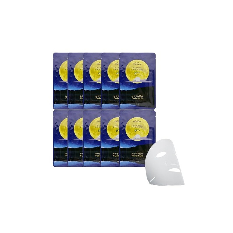 Nemune, Smooth Scent, Bedtime Final Mask, Face Pack, Individually Packaged,