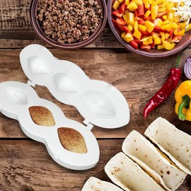 Aleppo Cuisine Kibbeh Maker Press, 7cm Plastic Kofteh Mold, Middle Eastern Kitchen Tool for Kubba قالب كبة