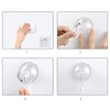 Yesmin 2 Pack Suction Hooks Powerful Push and Lock Vacuum