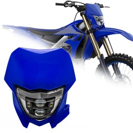 bamotoop Dirt Bike Headlight LED Motorcycle Headlamp Kit with High Beam Low Beam DRL for Yamaha WR250 250F WR450 450F 2002-2025