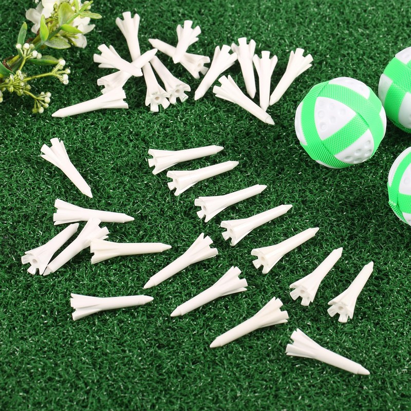 LUTER 50pcs Golf Tees, Short Golf Tees Golf Simulator Tees