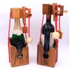 ROMBOL Bottle Safe, Elegant Wooden Thinking Game for Large Bottles,