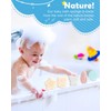 Konjac - Esponja para baño, 5 piezas de formas naturales