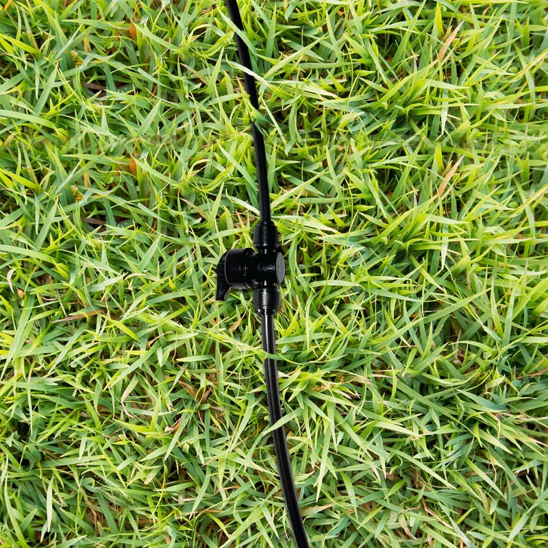 10 Pack Quick Connect 1/4" Drip Irrigation Shut Off Valve,