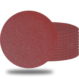 20 PCS 7 Inch 40 Grit Sanding Discs Sandpaper -7" Hook-and-Loop Aluminum Oxide Sander Paper for Drywall Random Orbit Sander