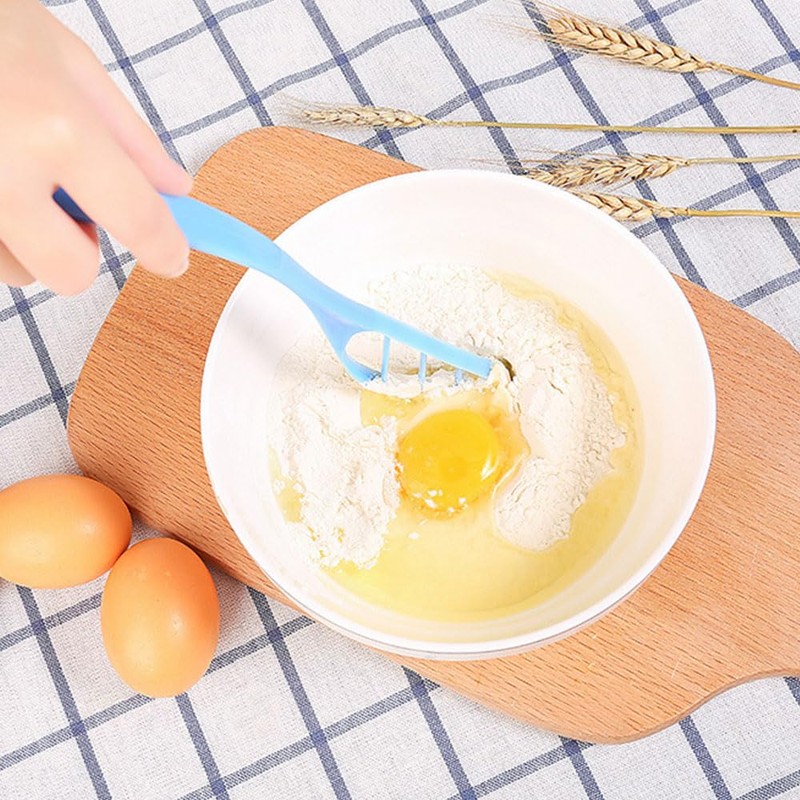 2 Pcs Plastic Egg Whipper Small Egg Beater Egg Beater
