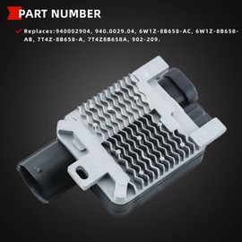 Engine Cooling Fan Control Module Fit for Ford Edge 2007-2014 Crown Victoria 2007-2011 for Lincoln MKX 2007-2015 for Volvo S60 2000-2010 Replace 940002904 7T4Z-8B658-A 6W1Z-8B658-AC