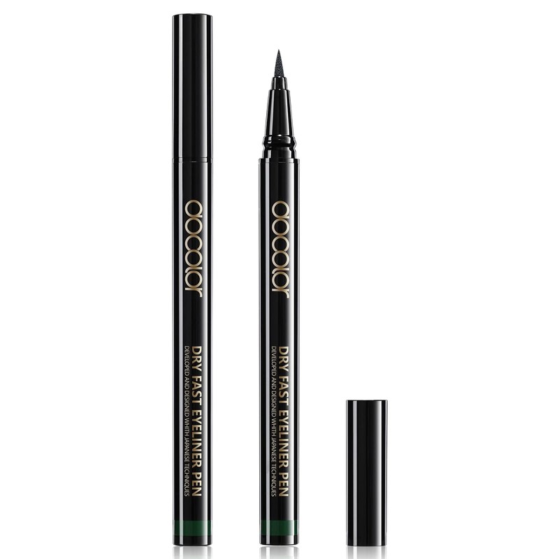 Docolor Eyeliner Green Waterproof Super Slim Liquid Eye Liner Gel