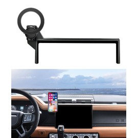 MaserWeller Car Phone Holder for 2022-2025 Land Rover Defender Accessories 11.4-Inch Screen Fixed Clip, 360° Rotation Phone Mount Compatible with MagSafe, Cell Phone Holder Does Not Affect Air Vent