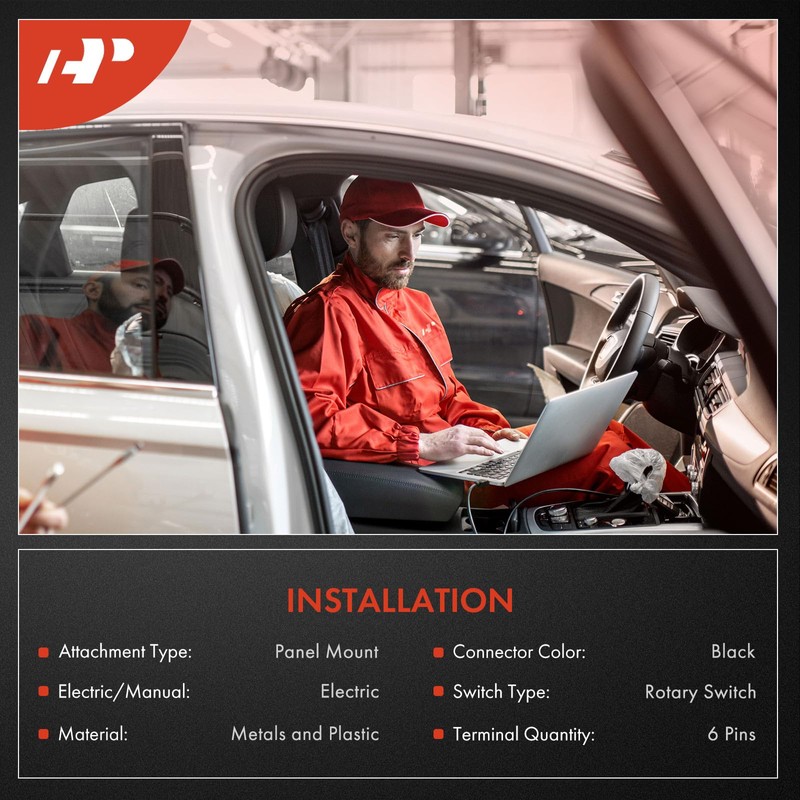 A-Premium Headlight Switch Instrument Panel Headlamp Dimmer Switch Compatible with