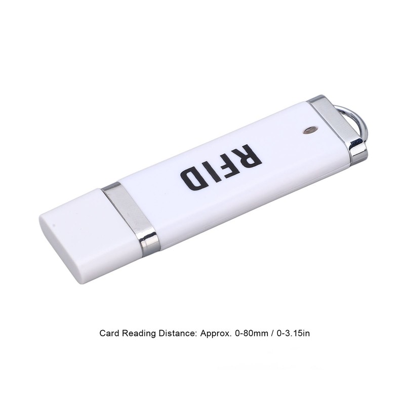 125KHz Portable RFID Reader 5V 100MA U Disk Shape ID