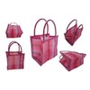 5 Bolsas mexicanas para el supermercado 30 x 30 cm.Para