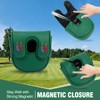 Golf Putter Covers DF3 Mallet Putter Headcover Map Embroidery Mallet