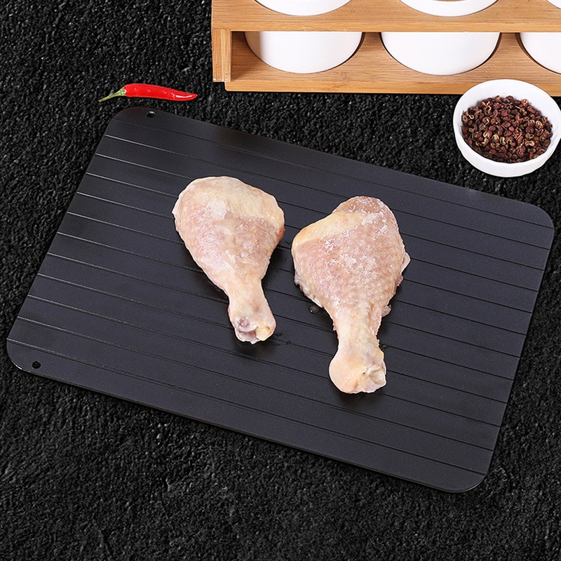 Fast Defrosting Tray Home Restaurant Kitchen Aluminum Alloy Mellow Thawing