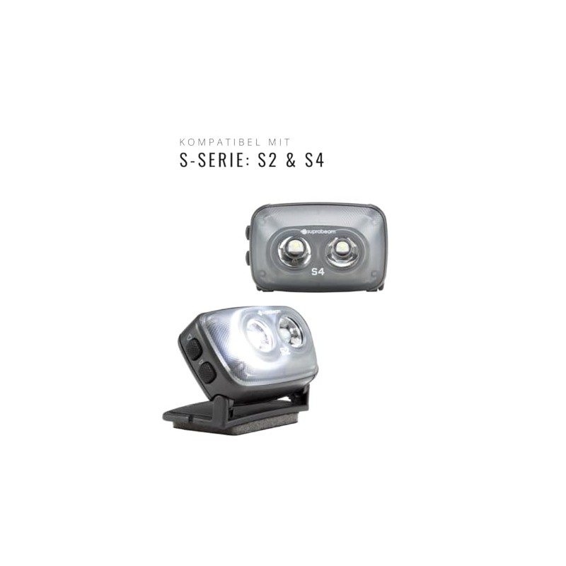 Suprabeam Helmet Clip for S-Series Headlamp - Fits All Safety