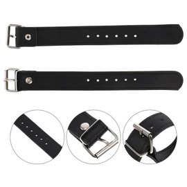 HOMSFOU 1 par de correas para cesta de bicicleta, correa para cesta de ciclismo, correa para cesta delantera, cinturón grueso, cesta de bicicleta, accesorios para scooter, manubrio, contenedor de piel