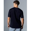 Trigema Men's T-Shirt, navy