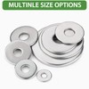Czkonore Washers M4-M5-M6-M8 (Pack of 65) - 4 Sizes Stainless