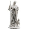 WU Jesus The Good Shepherd Statue Sculpture 11 ½-Inch (White)