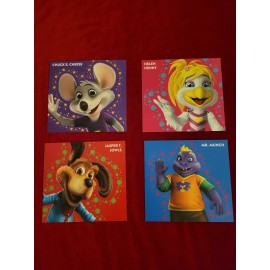 Chuck E Cheese Character Placards CEC