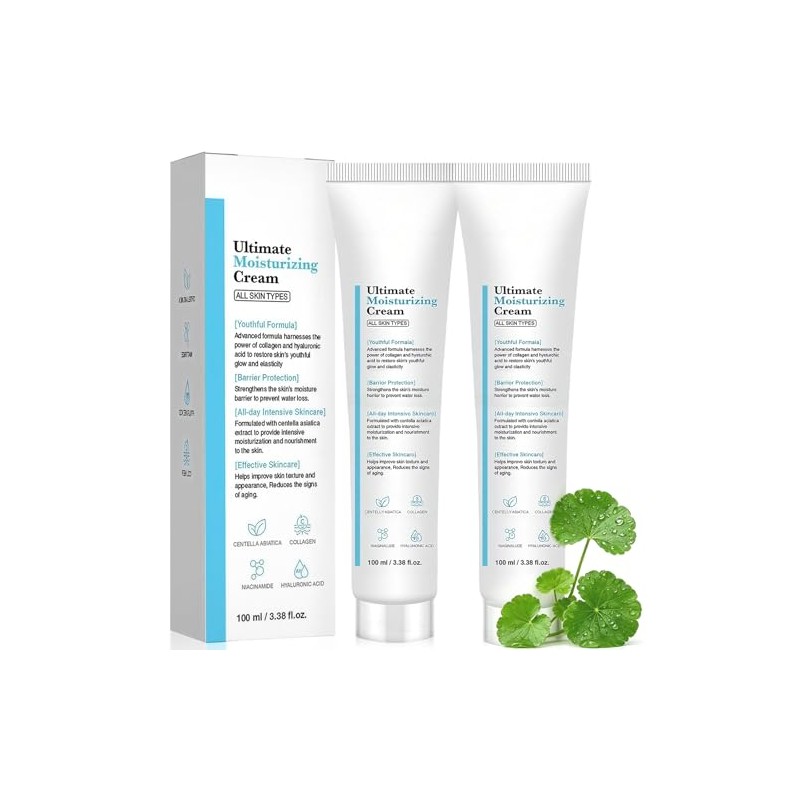 Crema Hidratante Centella Asiatica Facial Cream Korean Hidratación Profunda Reparadora