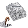 ShigKeu 2 Pcs Dog Blanket Cat Blanket Washable Fleece Blankets