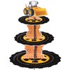 3 Tier Construction Theme Cupcake Stand Cardboard Dump Truck Dessert