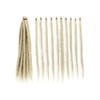 BOHOBABE 12 Inch Thin Synthetic Dreadlock Extensions 0.6cm 20 Strands