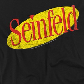 Popfunk Classic Seinfeld Logo Unisex Adult T Shirt, Medium