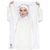 Lina & Lily Flowy Chiffon Instant Hijab Scarf Attached Jersey