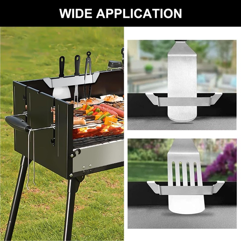 3 PCS Griddle Spatula Holder Sturdy Blackstone Spatula Holder Grill
