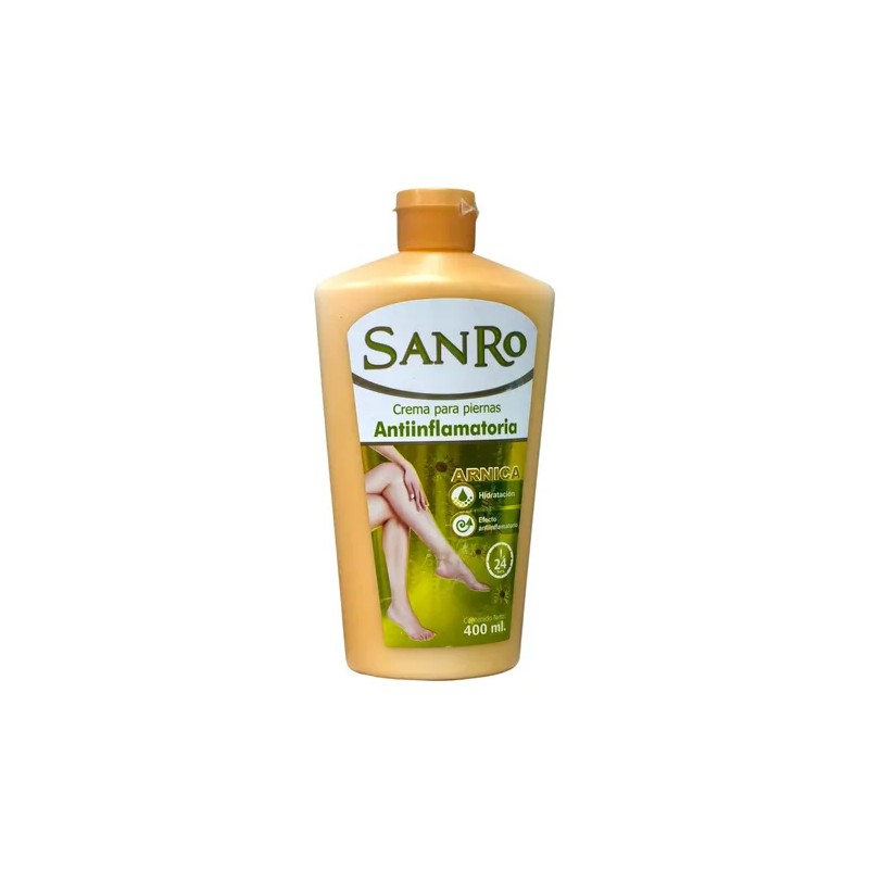 Crema Para Piernas Antiinflamatoria San Ro 400 Ml