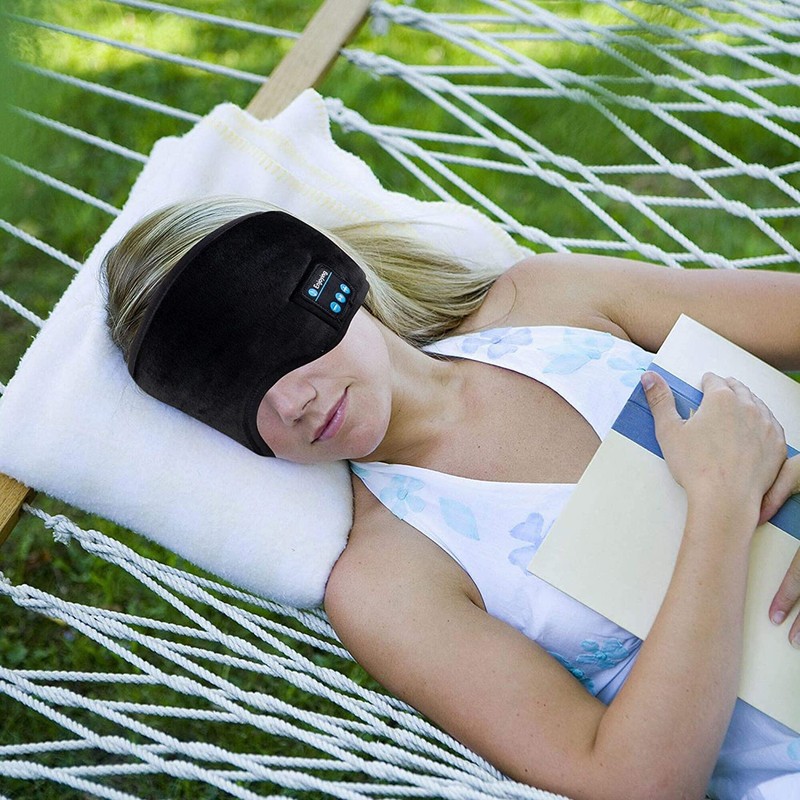 Music Eye Mask Eye Covers for Sleeping Wireless BT Sleep