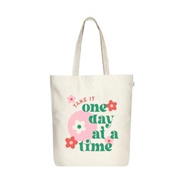 Ecoright Aesthetic Canvas Tote Bags for Women, Reusable Tote Bag with Zip, Ideal for Grocery, Shopping, Travel, School