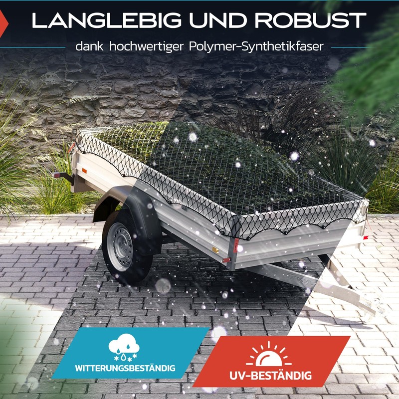 TRIBURG Trailer Net Stretchable 1.5 x 2.7 m to 2.5