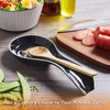 Ceramic Spoon Rest for Stove Top, DAYYET Large Spoon Holder,