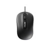 BUFFALO Wired Optical Mouse 3 Button Medium Black