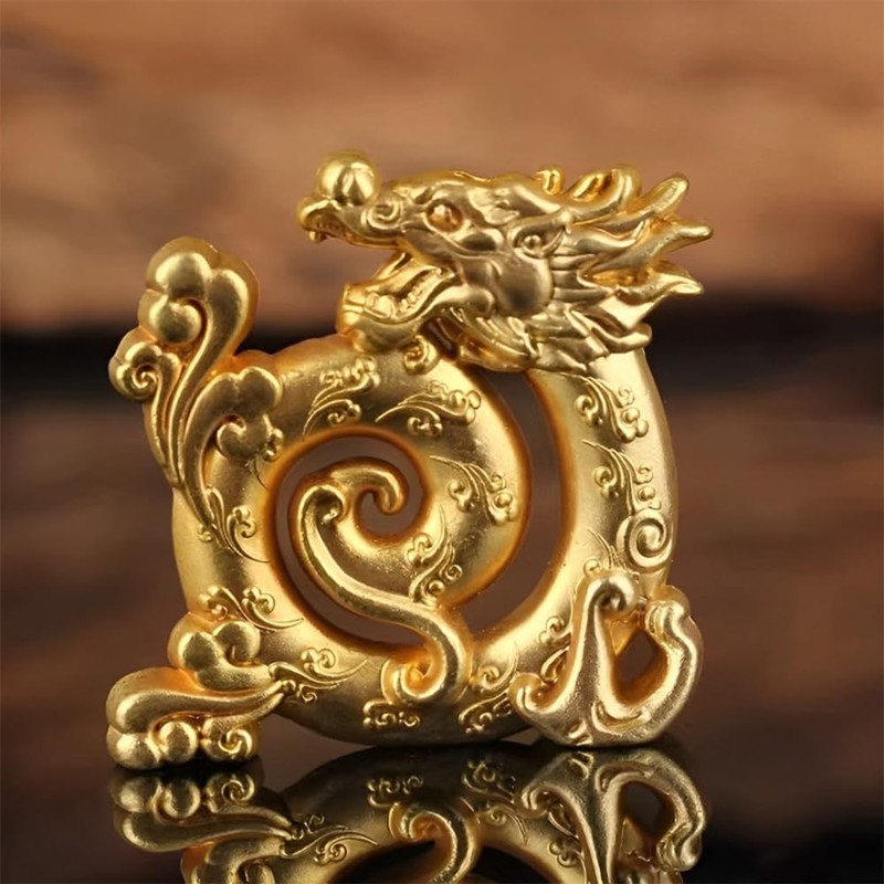 Renjzle Ash Proof Dragon Incense Holder for Buddhist Altar Zodiac