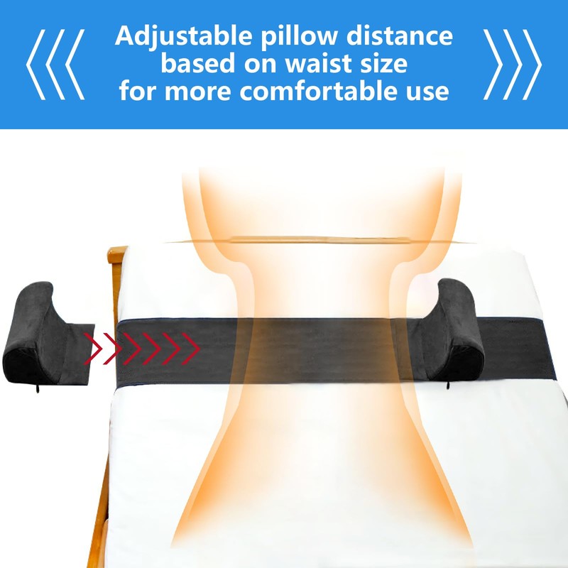 SGTMATCY Lateral Support for Wheelchair Lateral Support Cushion with Adjustable