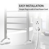KEG Towel Warmer 6 Bars for Bathroom Freestanding or Wall