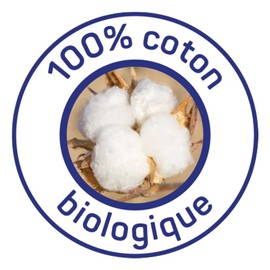 Stérilux Pads Bio – Rechteckige Bio-Baumwolle – weich – fusselfrei – 7,5 x 9,5 cm – 160 Stück