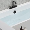 Bathtub Overflow Drain Cover Single Hole 3-1/8", Overflow Face Plate-Bathtub