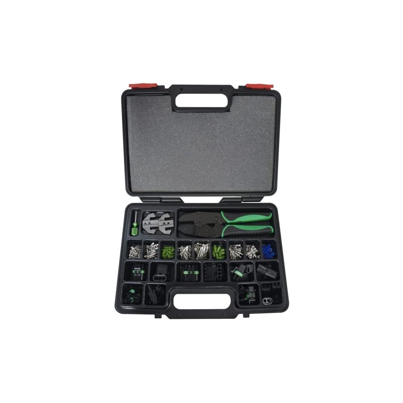 Astro Pneumatic Tool 9478 220-Piece Weather Pack Interchangeable Ratcheting Crimping