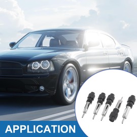 A ABSOPRO Radio AM/FM Antenna Adapter Male Connector Metal (Set of 5)