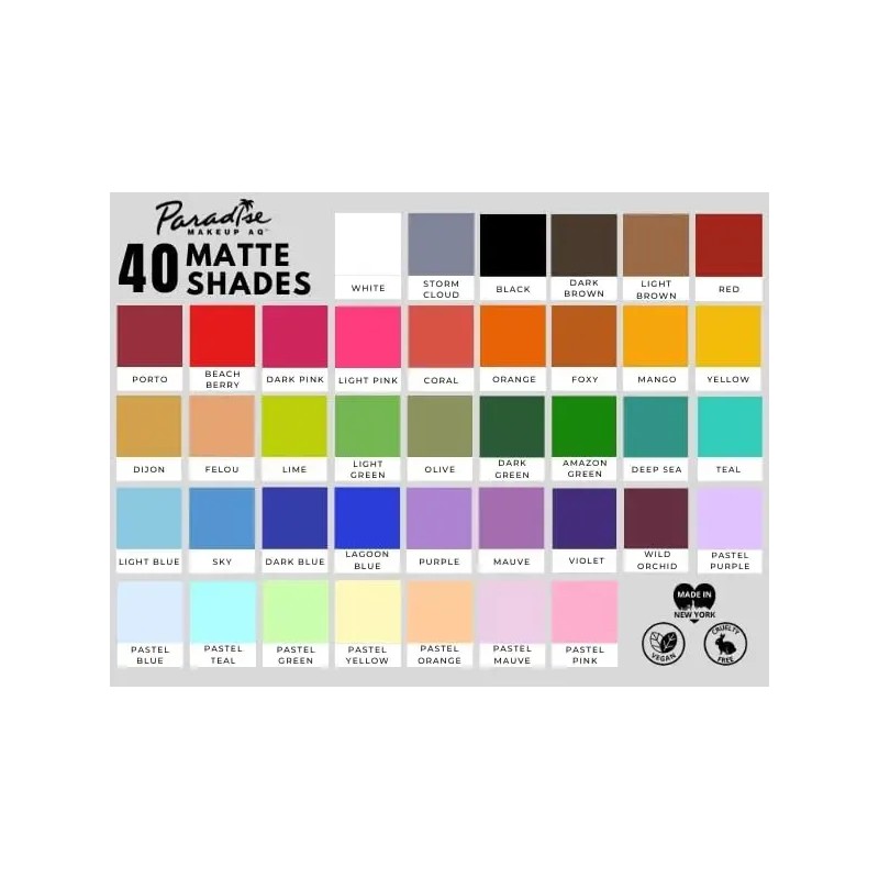 Pintura Facial Y Corporal Mehron Paradise Makeup Aq, 7 Ml,