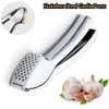 Garlic Press Garlic Mincer Professional Kitchen Stainless Steel Garlic Crusher