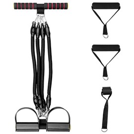 YOLUFER Pedal Resistance Band Elastic Puller Multifunctional Tension Rope Exercise Equipment for Indoor Fitness