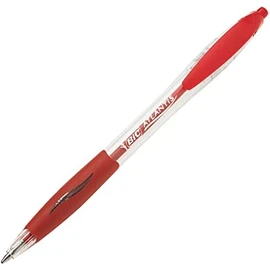 BiC Atlantis Clic Ball Pen 1.0mm Box of 12 - Red
