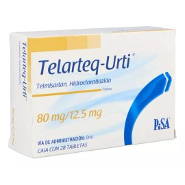 Telarteq-urti 80/12.5 Mg 28 Tabletas